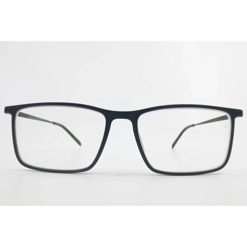 MP 20202 Blue Rectangular Eyeglasses Frames 54-16-150 Matte Navy Mens Womens
